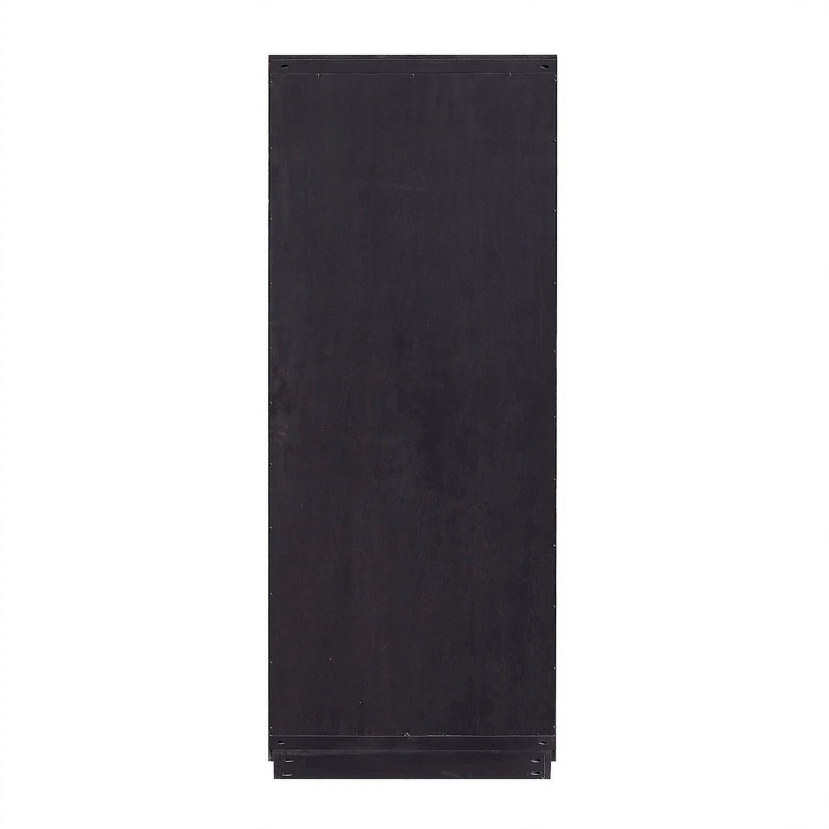Shelf Open Storage Wood Bookcase Curio Dark Brown X571650