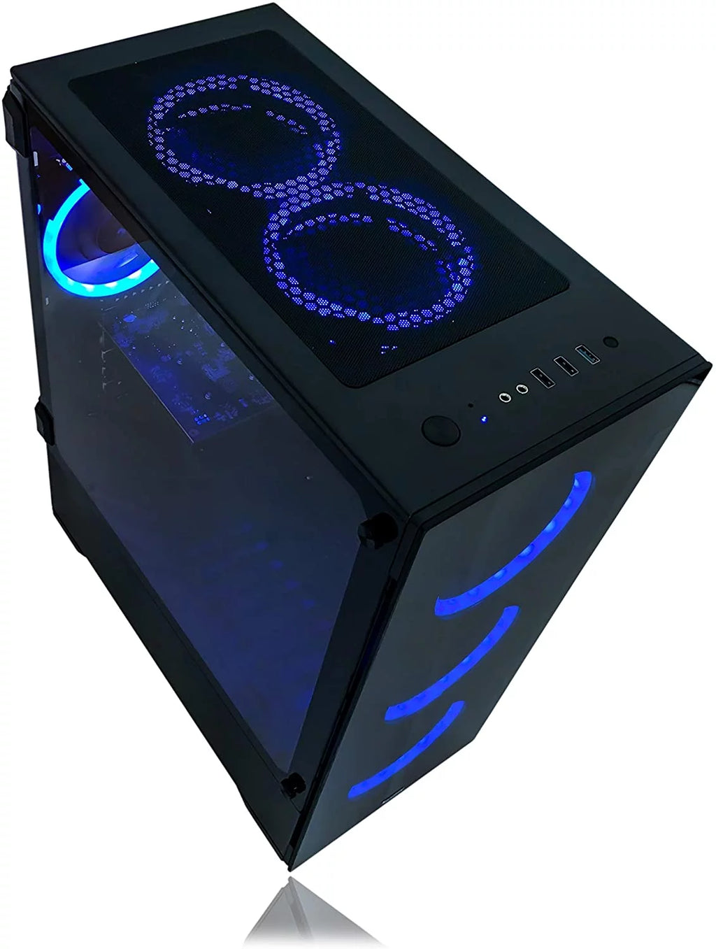 Gaming PC Desktop Computer 16GB Ram 512GB SSD RX 580 8GB L596