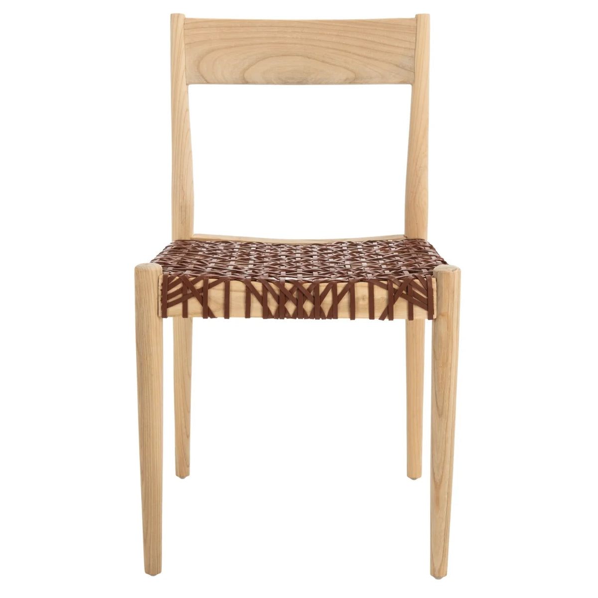 Cognac Natural Dining Chair Set of 2 I333232
