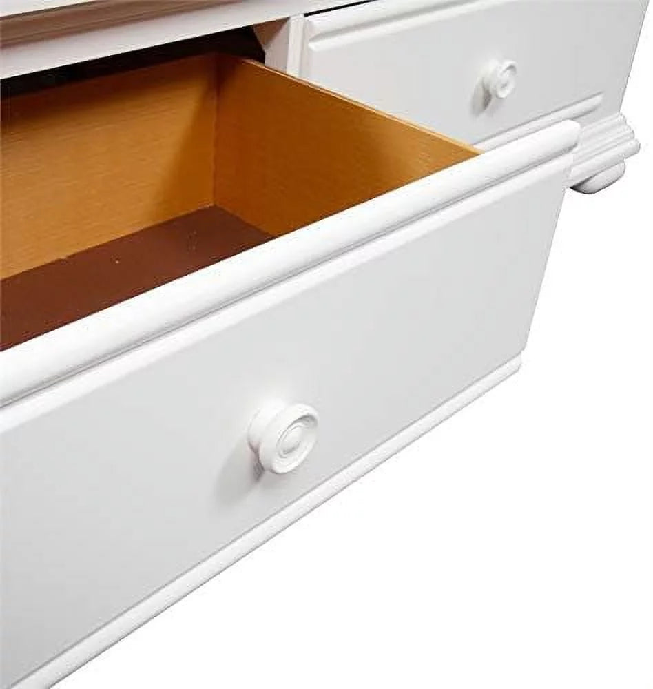 King Storage Bed in Oyster White K920138