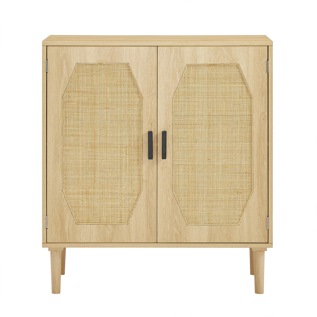 Rattan Kitchen Storage Cabinet Buffet S845