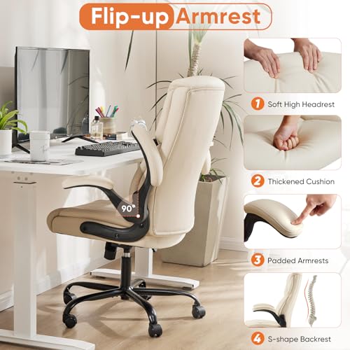 Black Ergonomic PU Leather Office Chair O69112