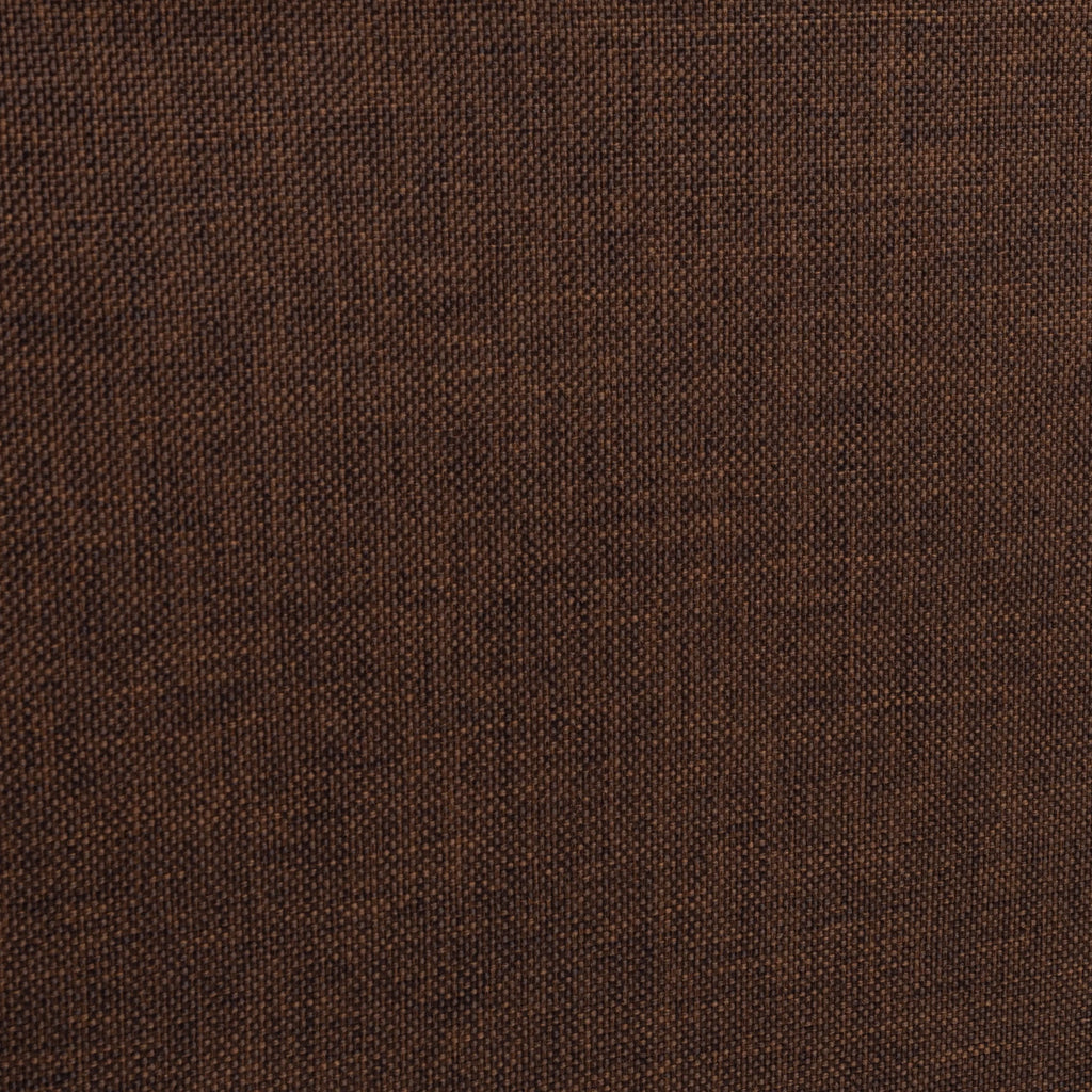 Brown Faux Leather Folding Storage Ottoman with Removable Bin X298597