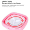 Foldable Clothes Washer with Dryer Bucket D293
