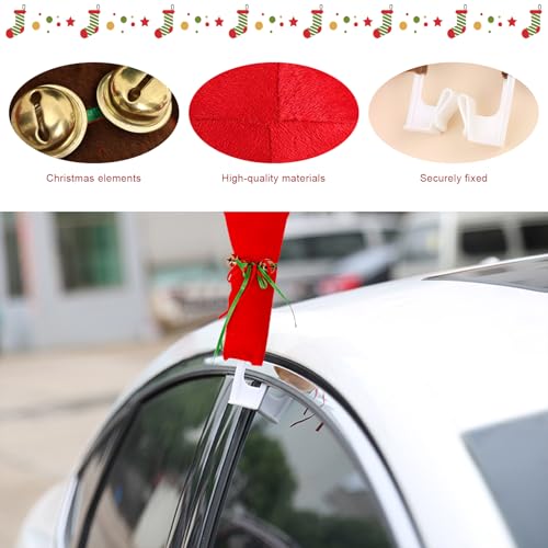 Reindeer Car Decoration Kit with Nose & Antlers N7549