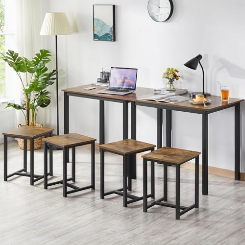 3 Piece Dining Table & Chair Set Gray N322