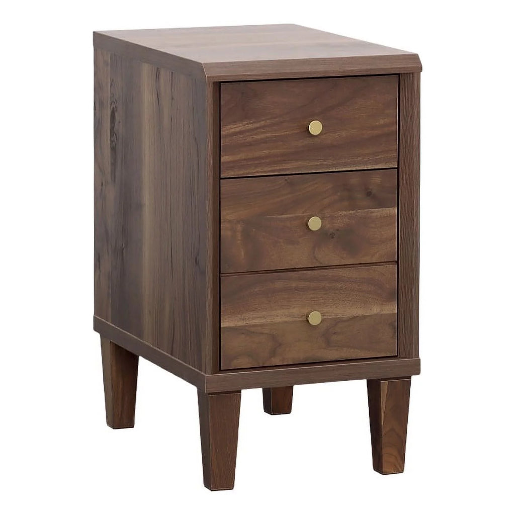 Engineered Wood Recliner Table in Grand Walnut S632