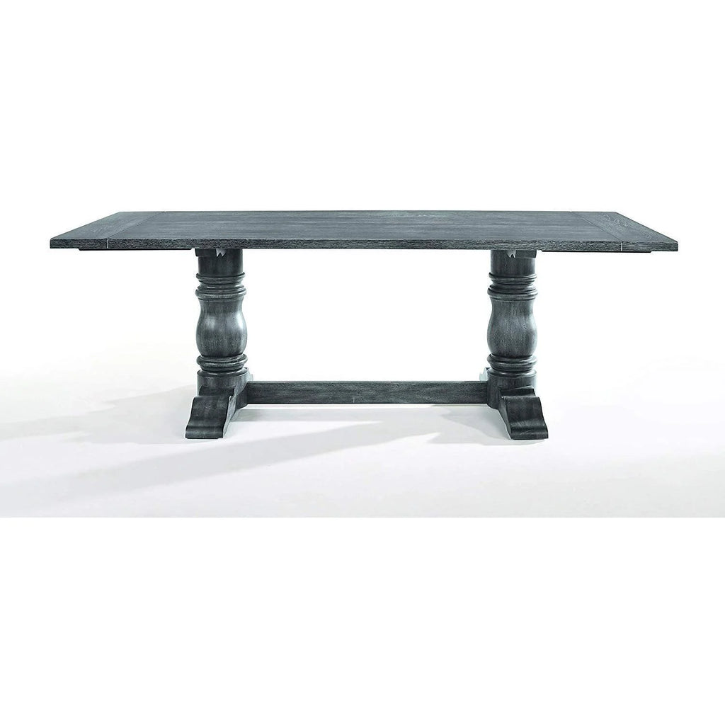 Weathered Gray Rectangular Dining Table T67387