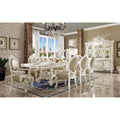 Bone White Polyurethane Arm Chair Set of 2 E319308