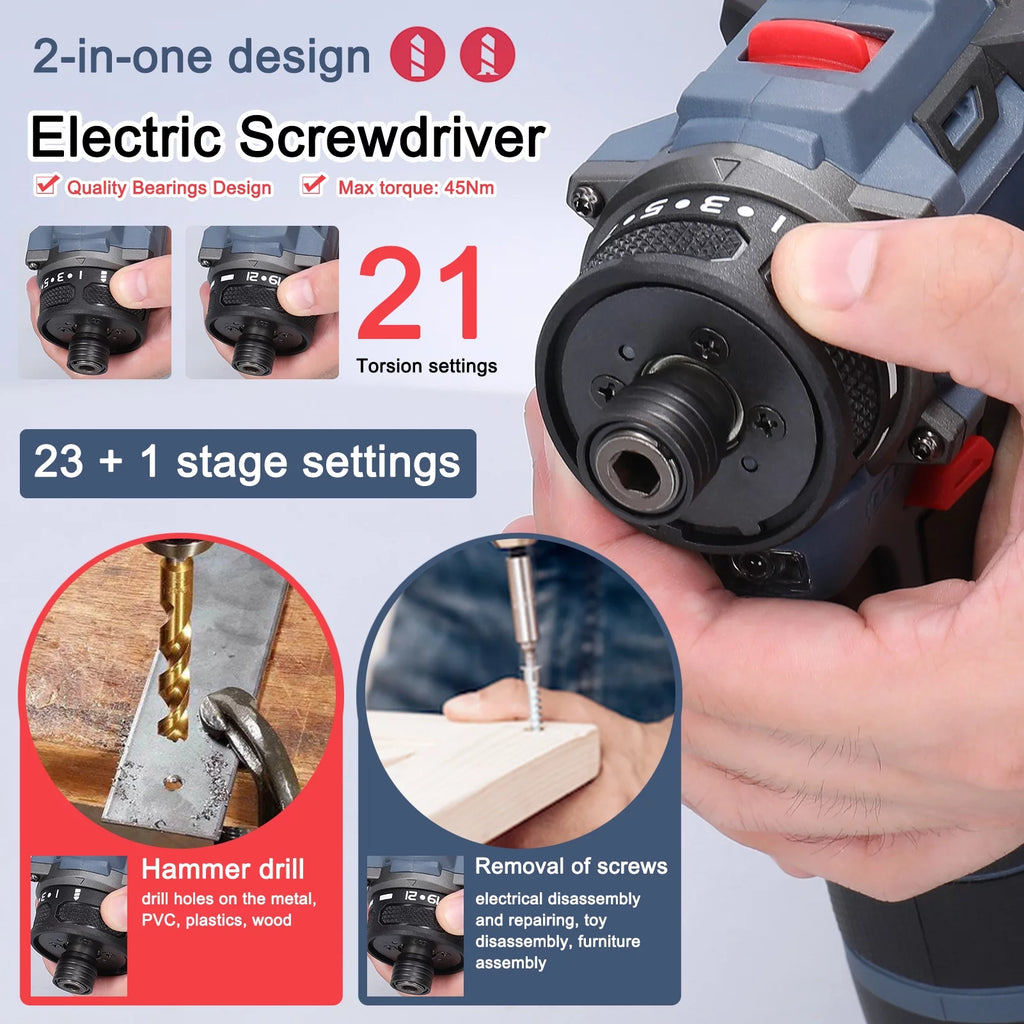 Electric Screwdriver 16.8V Brushless Motor S13110