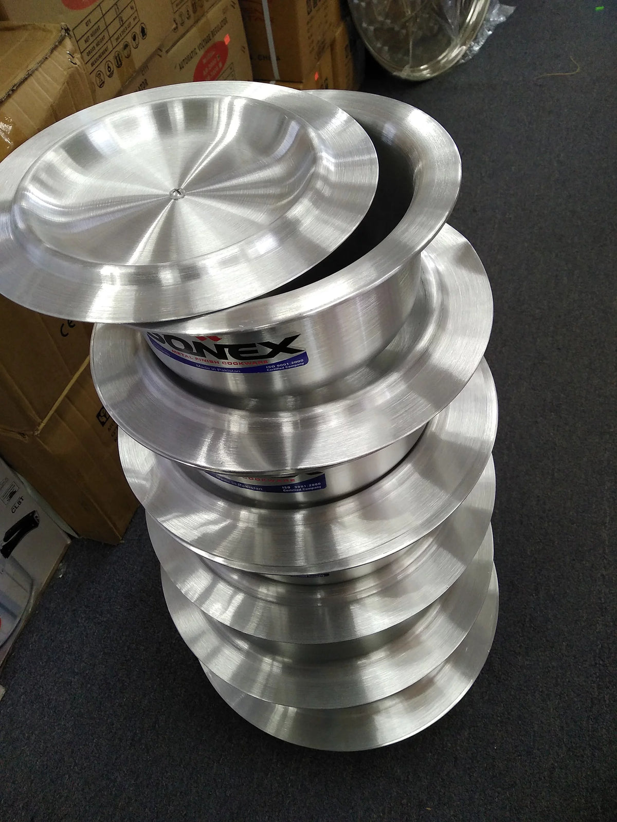 Aluminum 6 Pc Cooking Pots Set P372565