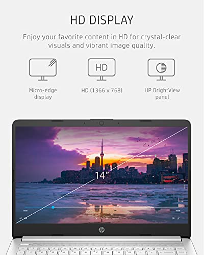 14-inch Laptop, Intel Celeron N4020, 4 GB RAM, 64 GB Storage, Windows 11 Home Q593890