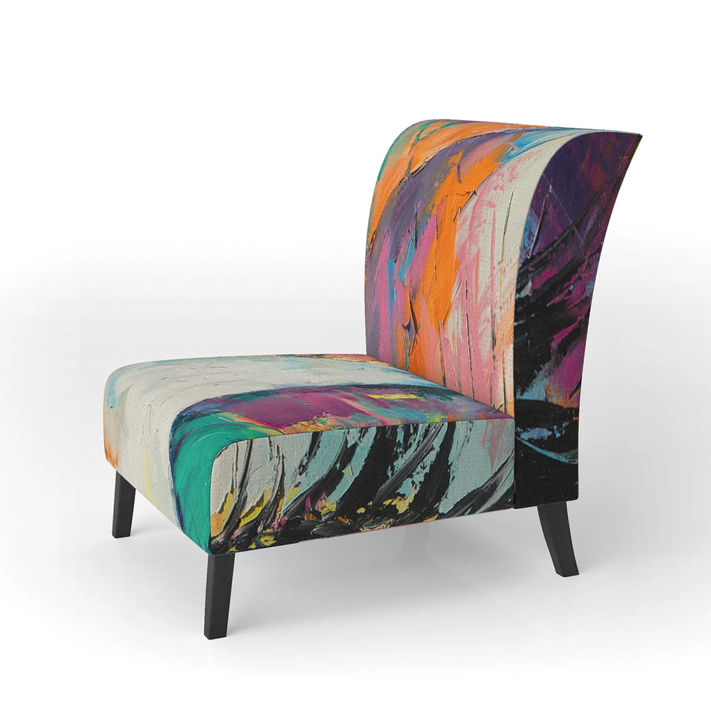 Turquoise Upholstered Accent Chair O38860
