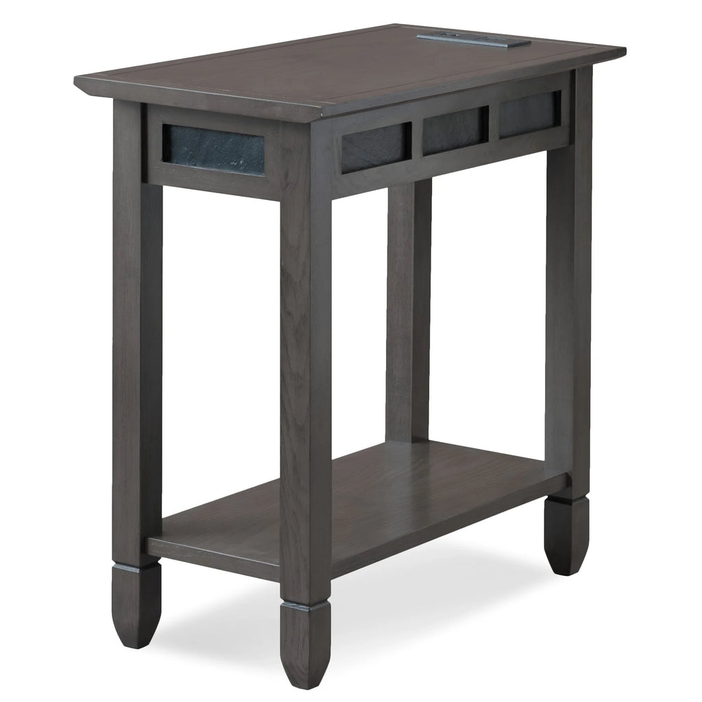 Rustic Oak Chairside Table C743535