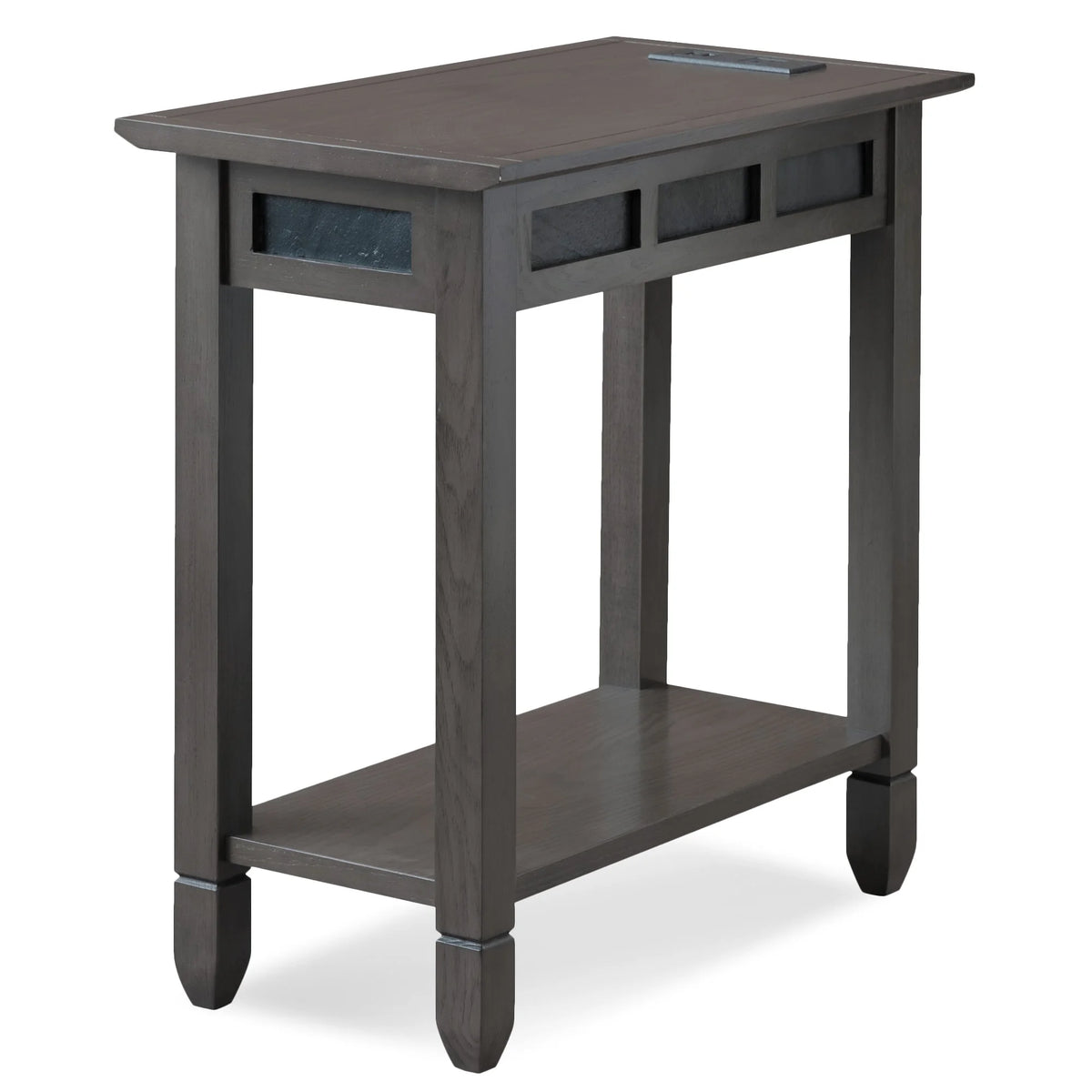 Rustic Oak Chairside Table C743535