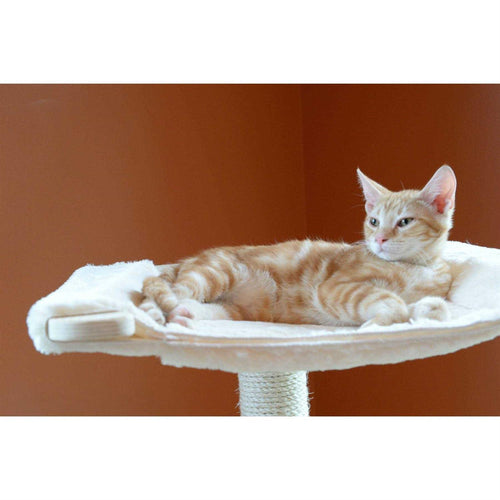 54-Inch Wood Cat Tree with Three Levels U1114
