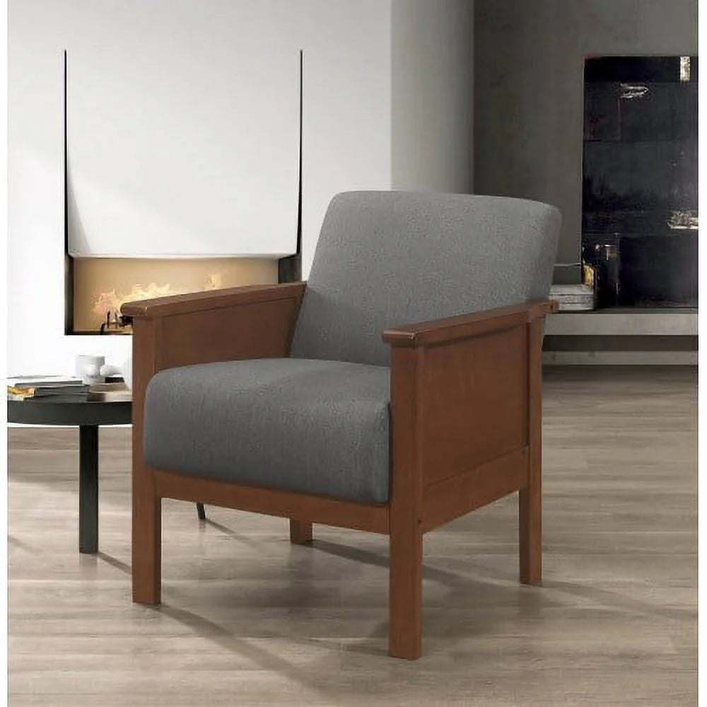 Gray Upholstery Accent Chair C701993
