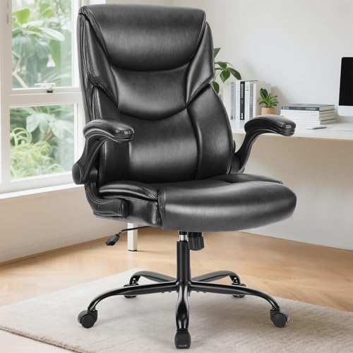 Black Ergonomic PU Leather Office Chair O69112