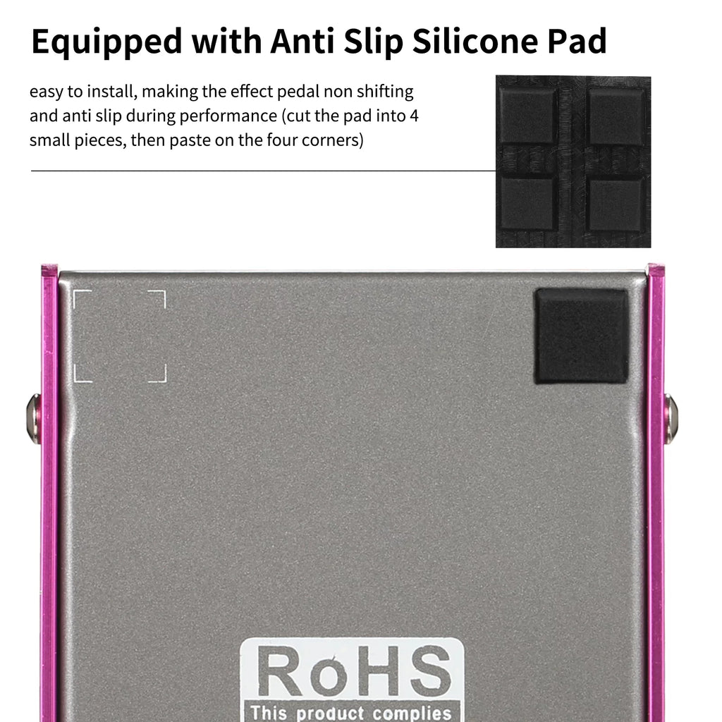 Guitar Effect Pedal Speaker Simulator Purple H30987