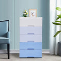 5 Drawers Plastic Storage Cabinet Dresser T4259