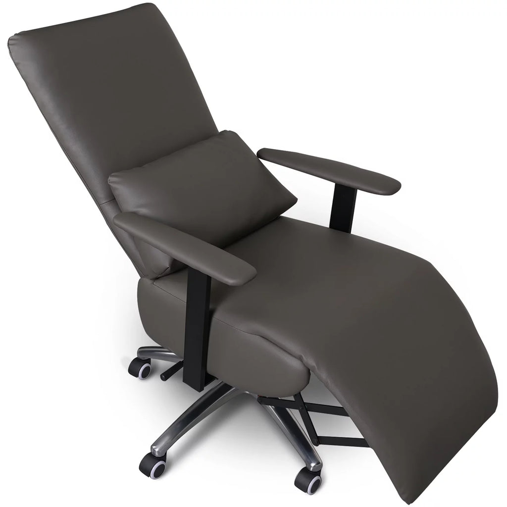 Darkgrey Ergonomic Office Chair with Foot Rest & Headrest N75405