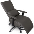 Darkgrey Ergonomic Office Chair with Foot Rest & Headrest N75405