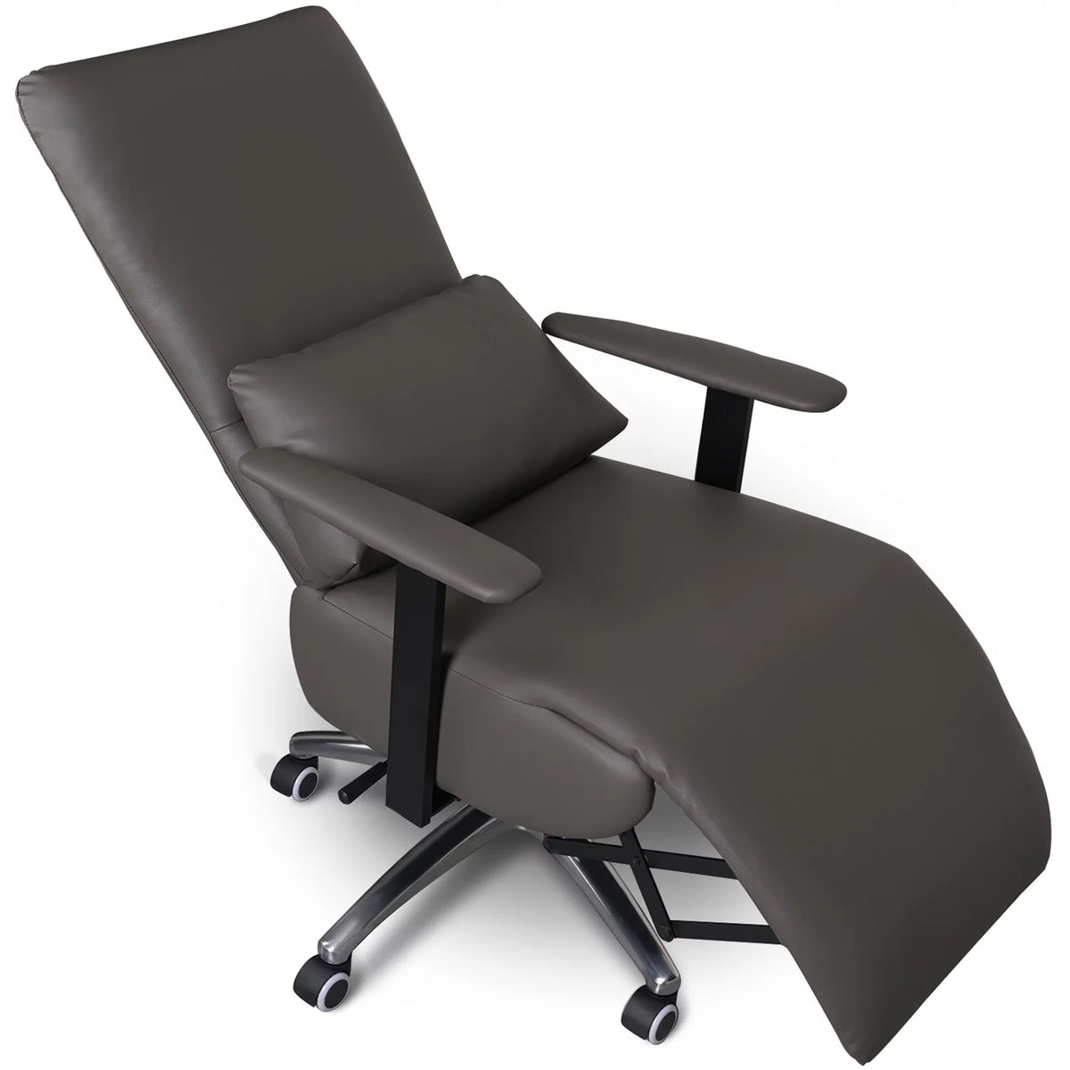 Darkgrey Ergonomic Office Chair with Foot Rest & Headrest N75405