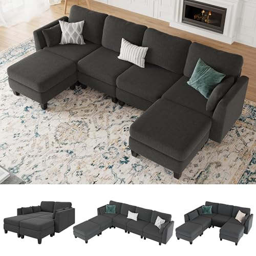 Modular U Shaped Sectional Sofa with Memory Foam I4181
