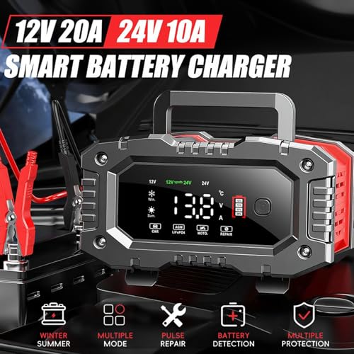 20Amp 12V/24V Smart Automatic Battery Charger X253176