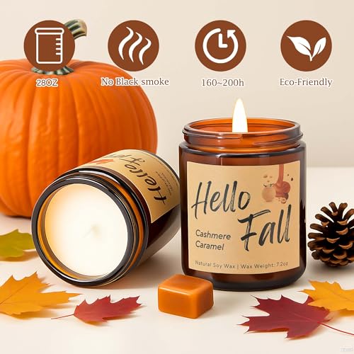 4 Pack Natural Soy Wax Christmas Candles G7116