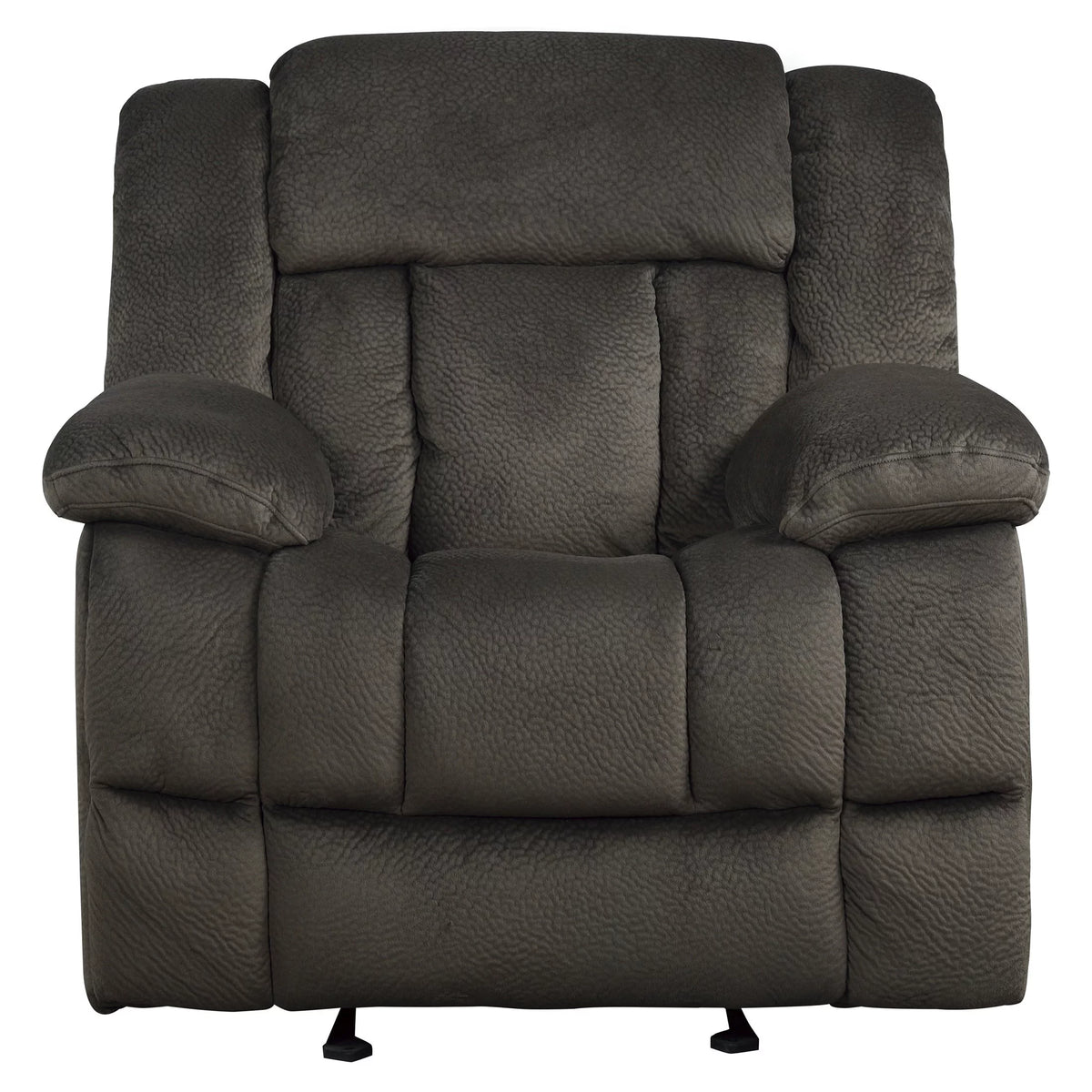 Chocolate Microfiber Fabric Upholstered Glider Reclining Chair W766521