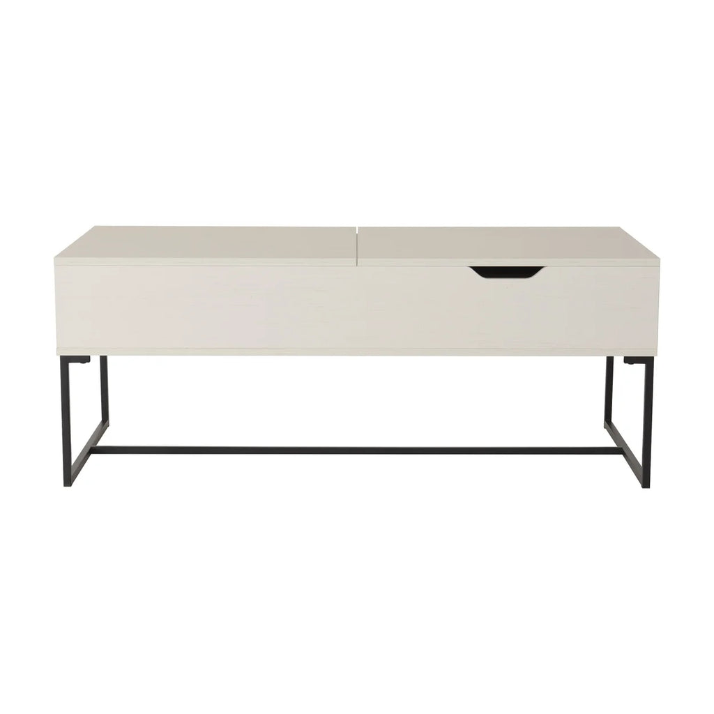 White Half Lift Top Coffee Table X661