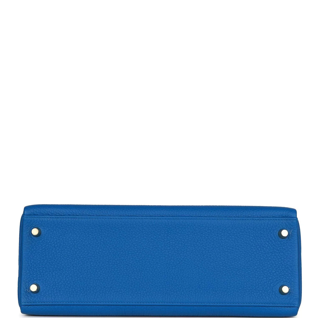 Bleu Royal Togo Leather Bag X803