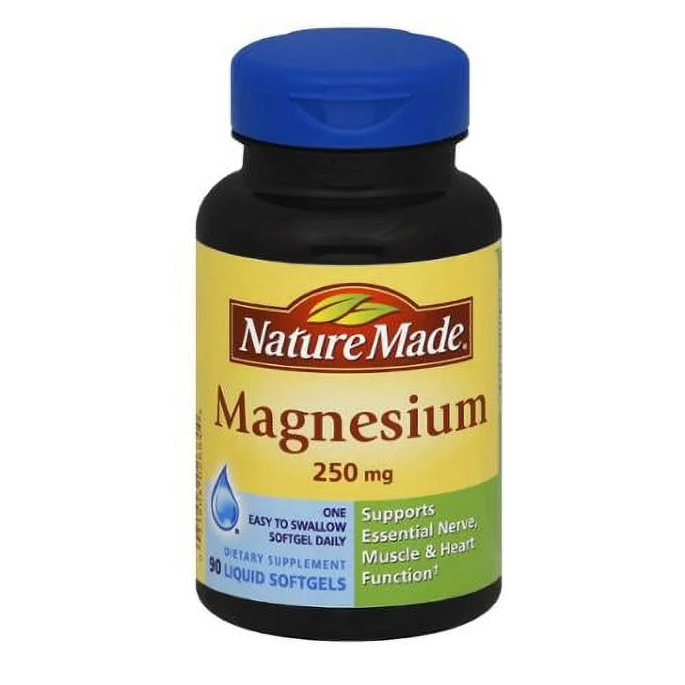 Magnesium 250 mg Liquid Softgels 90 ea Pack of 2 S2823