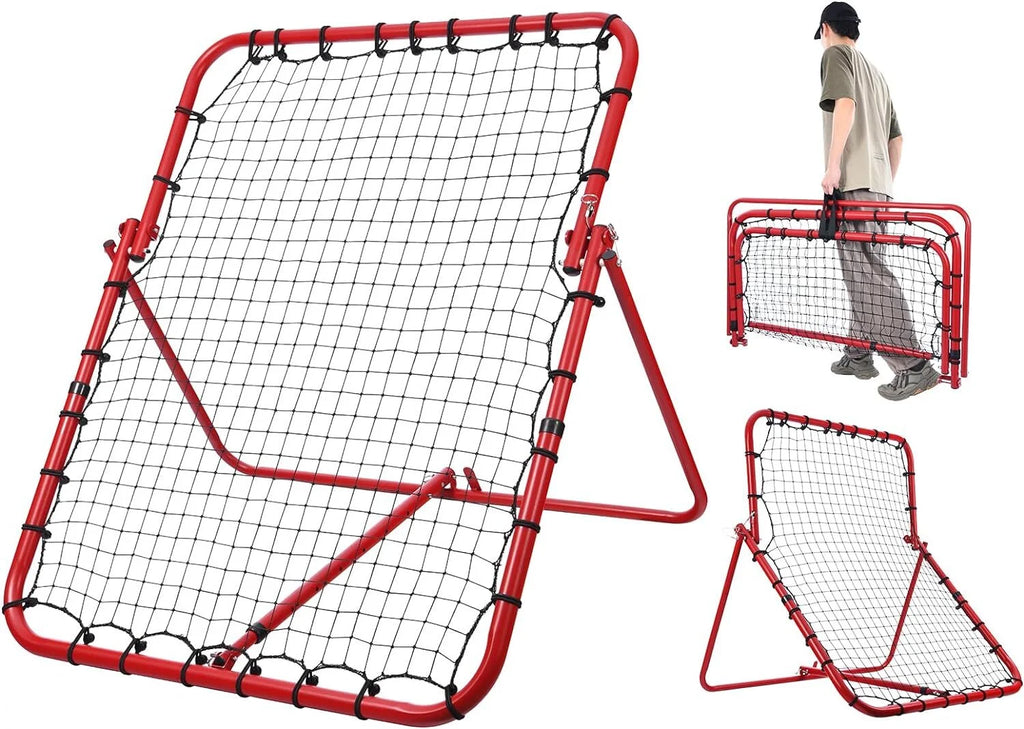 Baseball Rebounder Net with Adjustable Angles U95573