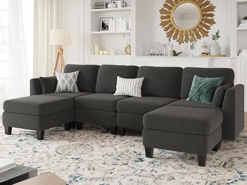Modular U Shaped Sectional Sofa with Memory Foam I4181