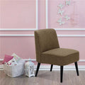 Brown Fabric Accent Chair J391