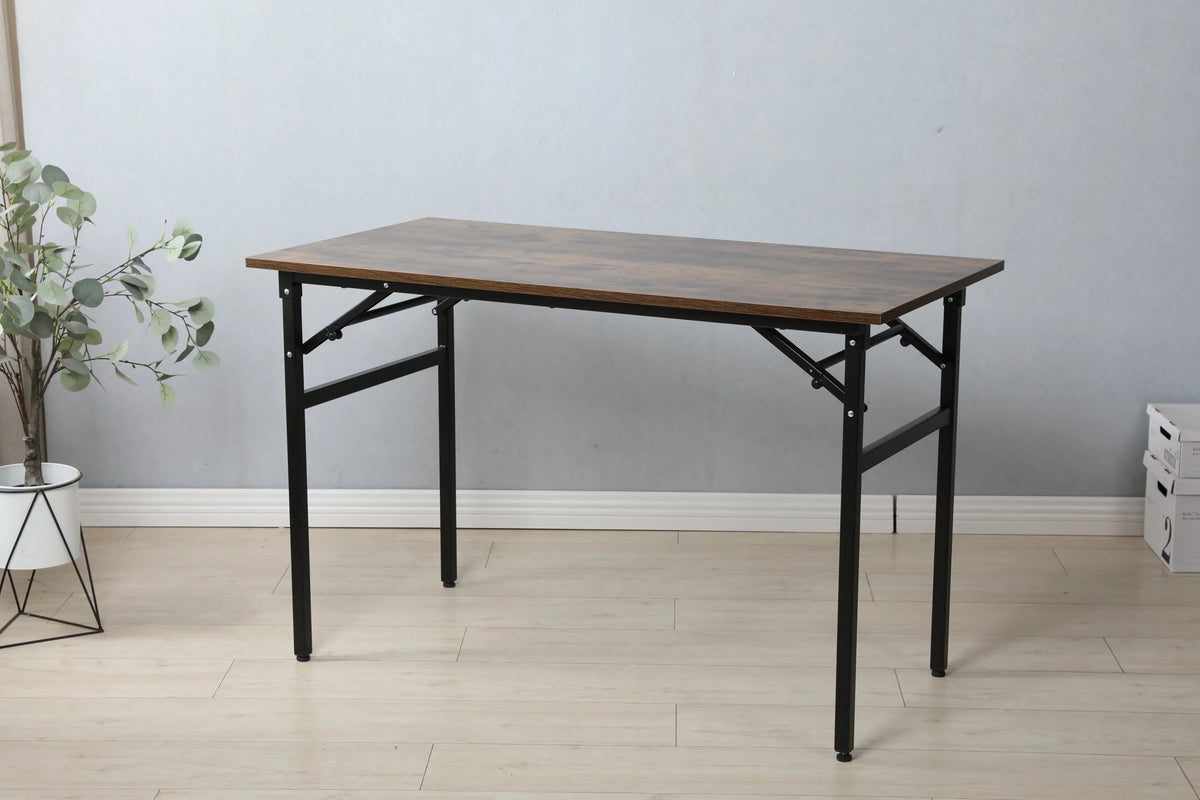 Folding Table Desk 31.5x15.7 Inches Black F44491