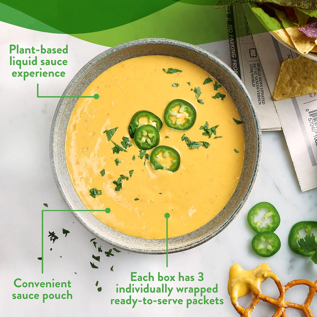 Vegan Cheddar Cheese Sauce Pack of 8 J5983