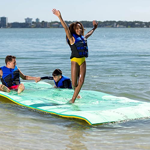 Green/Yellow Floating Water Mat R668941