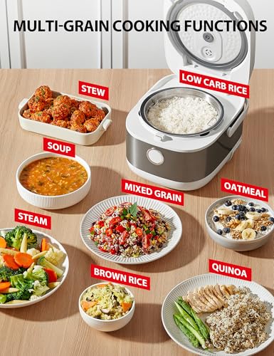 Induction Heating Rice Cooker 5.5 Cups 8 Cooking Functions I861