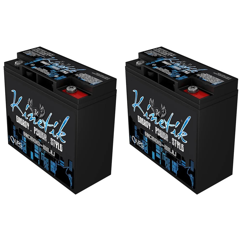600 Watt Car Audio Battery 2 Pack W34556