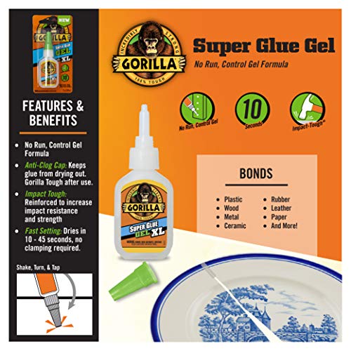 Super Glue Gel XL 25 Gram Clear V88218