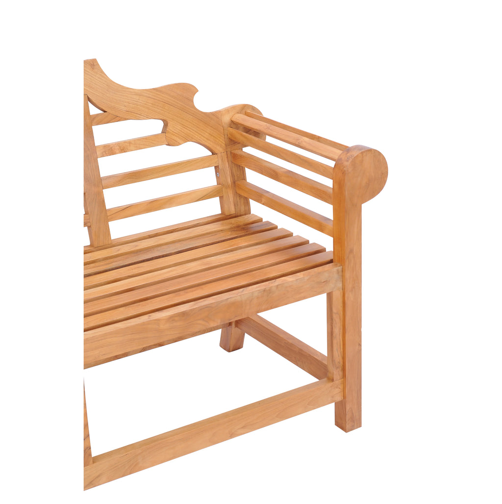 Teak Wood Double Outdoor Bench J8427