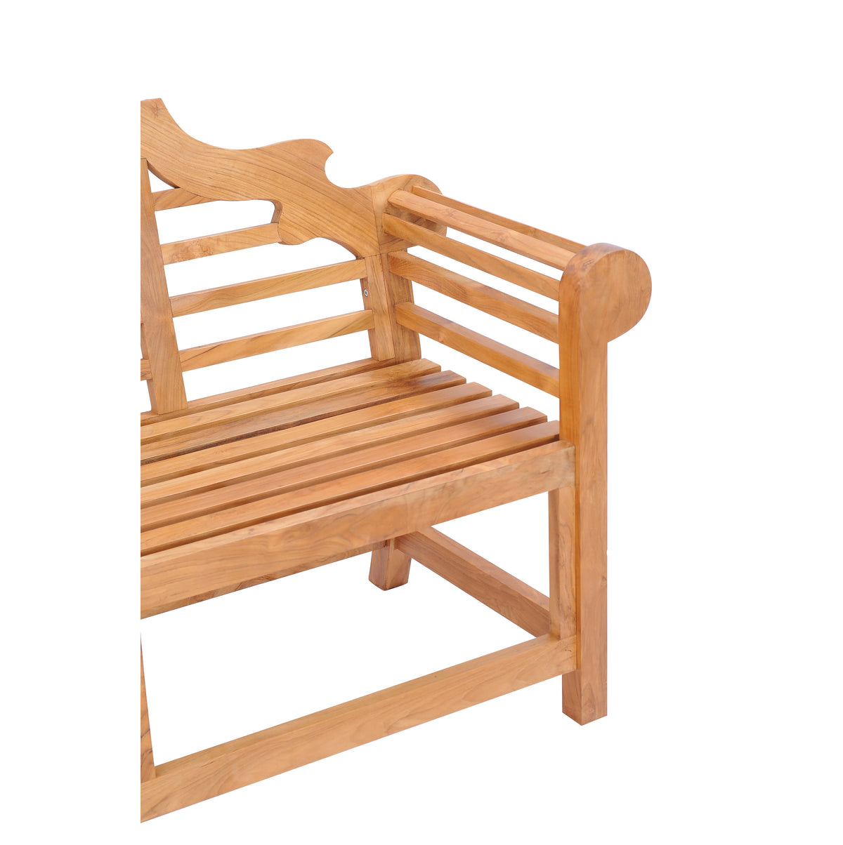 Teak Wood Double Outdoor Bench J8427