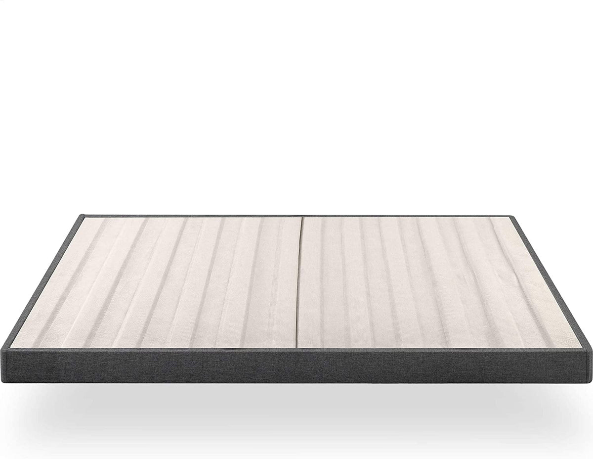 Queen Grey Upholstered Box Spring U73820