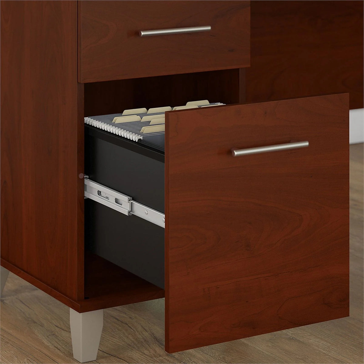 72W 3 Position Sit to Stand L Desk Y71350