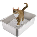 Stainless Steel Cat and Rabbit Litter Box I73075