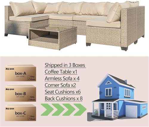 4 Seats Aluminum Outdoor Sofa Set with Coffee Table R541311