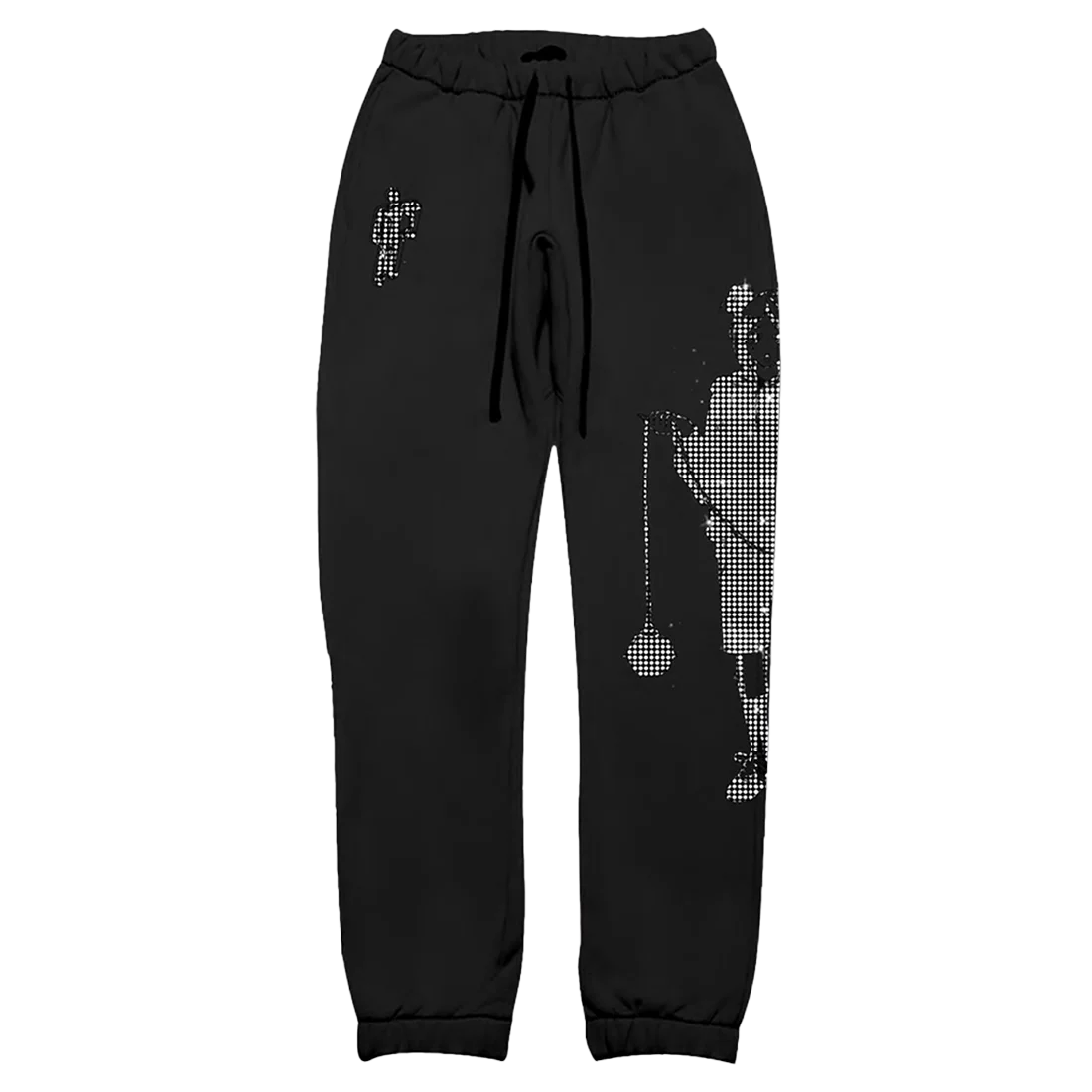 Rhinestone Sweatpants (XXL) T982